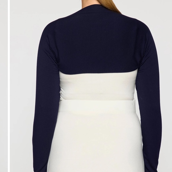 Bleusalt Navy Bolero Shrug - Picture 4 of 6